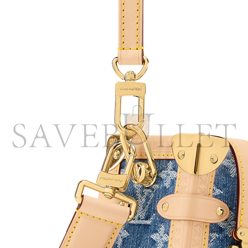 LOUIS VUITTON DENIM SIDE TRUNK MM M27450 (23.5*16*8.5cm) LOUIS VUITTON DENIM SIDE TRUNK MM M27450 (23.5*16*8.5cm)